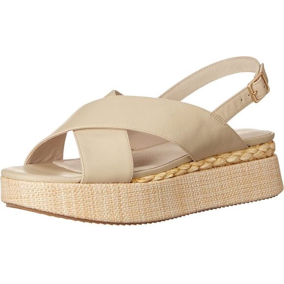 Sanctuary All Smiles Leather Banded Platform Sandals size 8,5M - Picture 1 of 7